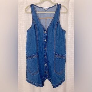 American Eagle Demin Pinafore Dress
